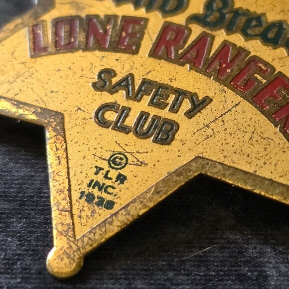 Vintage 1940s Lone Ranger Atomic Bomb Ring 1938 Bond Bread Safety Club Badge Kix - Picture 6 of 16
